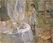 Berthe Morisot At the little cottage oil painting picture wholesale